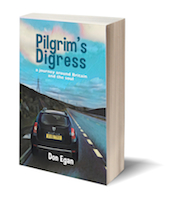 Blank white book w/path